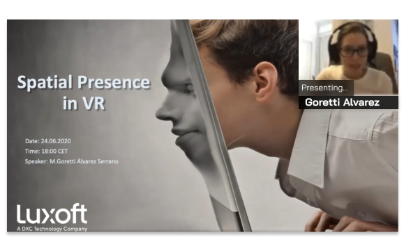Spatial Presence in VR conference image